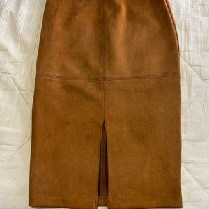 Lulu's Faux suede pencil skirt